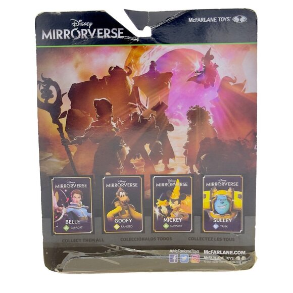 Disney Mirrorverse Belle 5" Support Action Figure Accessory McFarlane NEW! - Picture 4 of 11